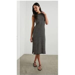 Rails The Tank Dress in Black Birch Stripe